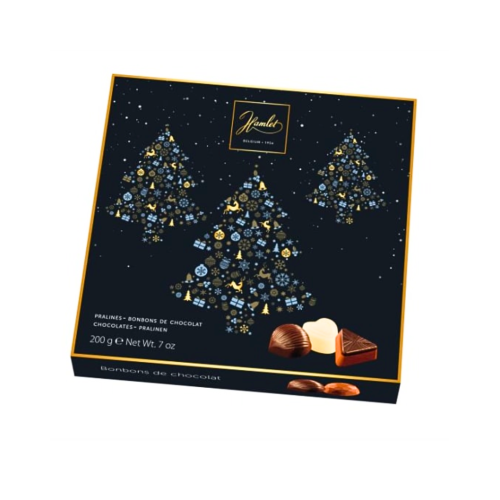 Hamlet Box Chocolates X-Mas Tree Black 12x200g