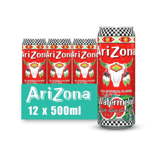 Arizona Watermelon Cans 12x500ml