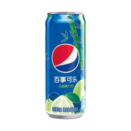 Pepsi Bamboo Grapefruit Flavour Slimline Cans 12x330ml