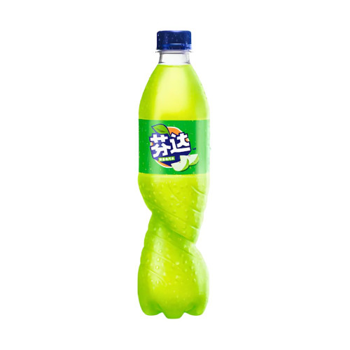 Fanta Apple Flavour Fizzy Drink Bottles 12x500ml
