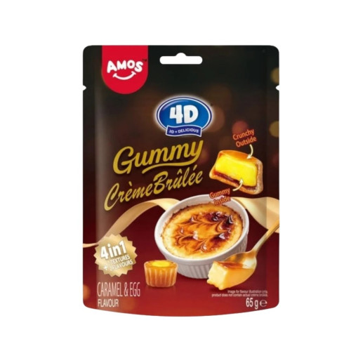 Amos 4D Gummy Creme Brulee 12x65g