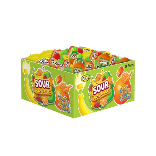 American Continental Sour Fizzy Fruits 50x7g