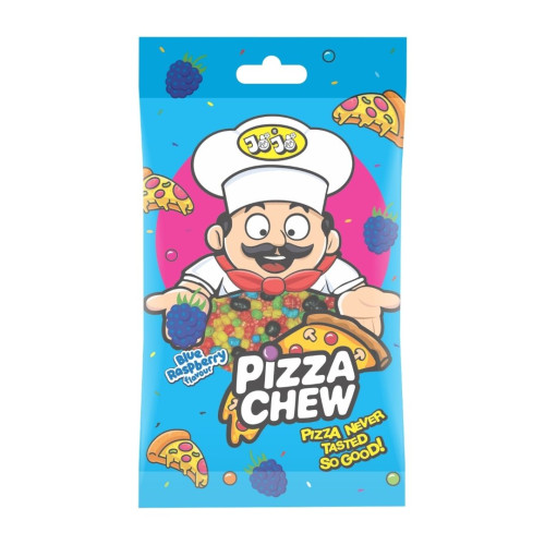 Jojos Pizza Chew Bag Blue Raspberry 24x25g