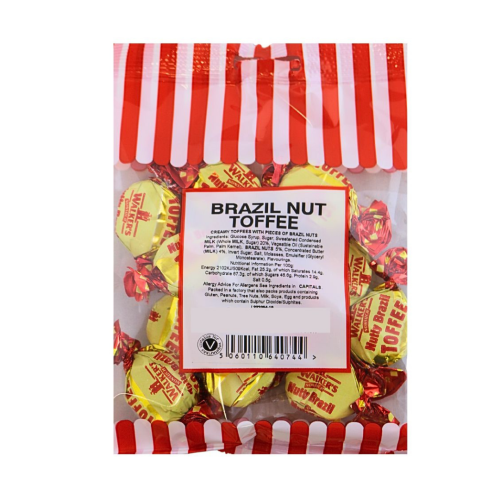 Walkers Brazilnut Toffee 100G