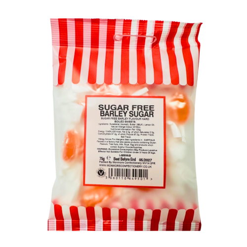 Sug Free Barley Sugar 75G