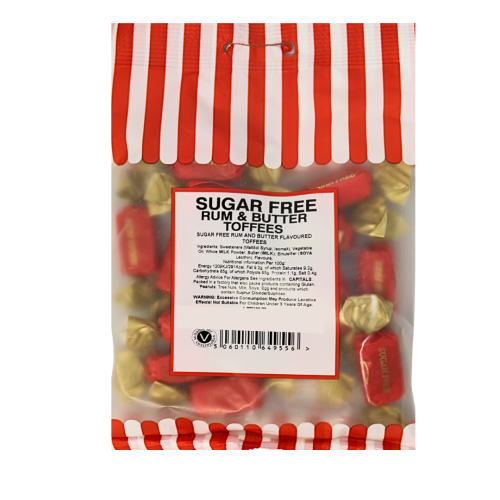Sugar Free Rum & Butter 75G