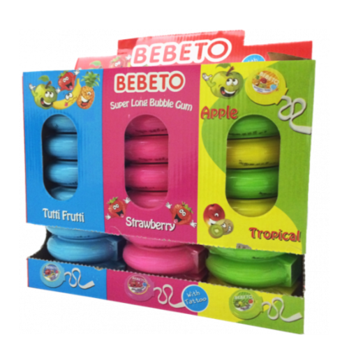 Bebeto Meter Gum 24x40g