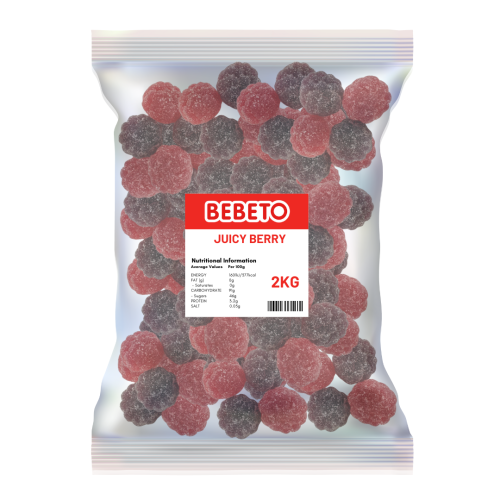 Bebeto Sugared Juicy Berries 2Kg