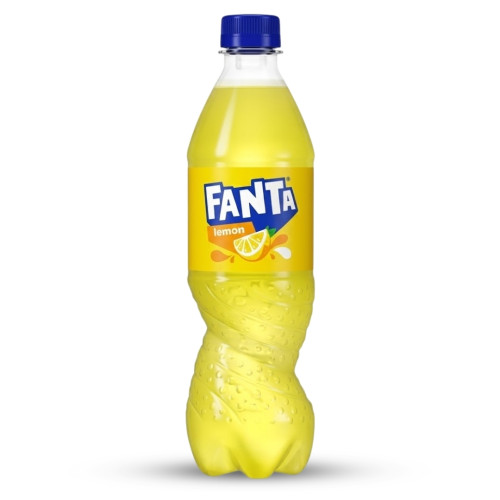 Fanta Lemon Flavour Fizzy Drink 12x500ml