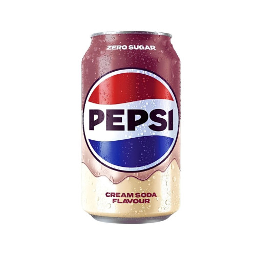 Pepsi Sug Free Cream Soda 24x330ml