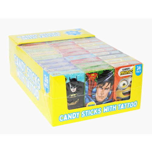 Bip License Mix Candy Sticks 36 Count
