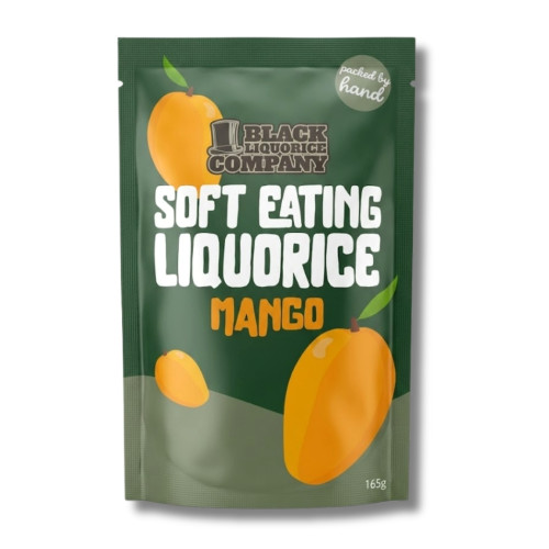 Black Liquorice Company Soft Eating Mango Liquorice 6x165g