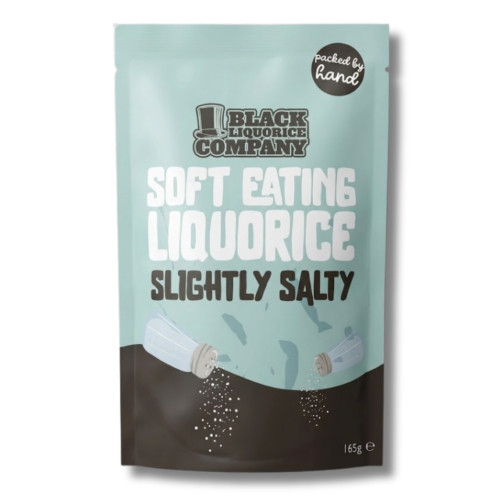 Black Liquorice Company Soft Eating Salty Liquorice 6x165g