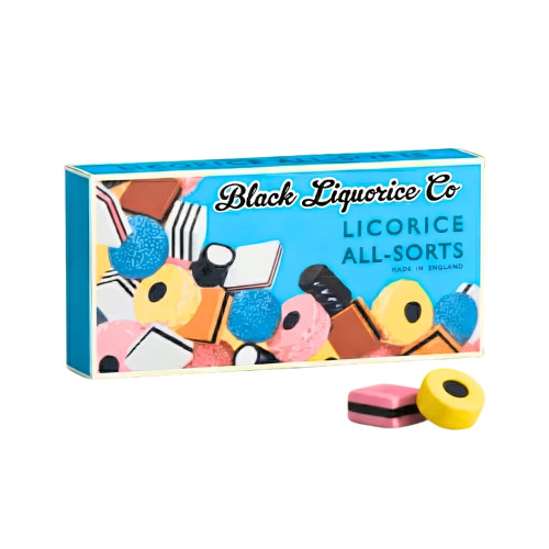 Black Liquorice Company Liquorice Allsorts Box 6x125g