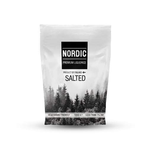 Nordic Salted Liquorice 6x165g