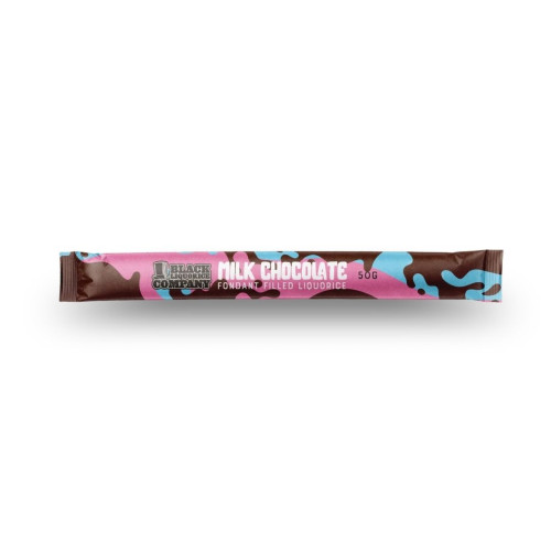 Black Liquorice Company Soft Eating Milk Choc Filled Stick 24x50g