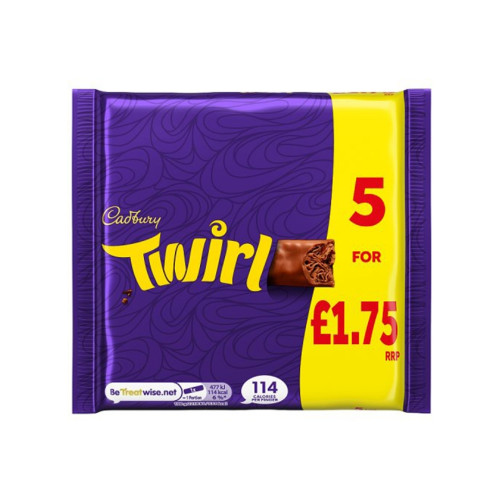 Cadbury Twirl PMP &Acirc;&pound;1.75 20X5 Pack