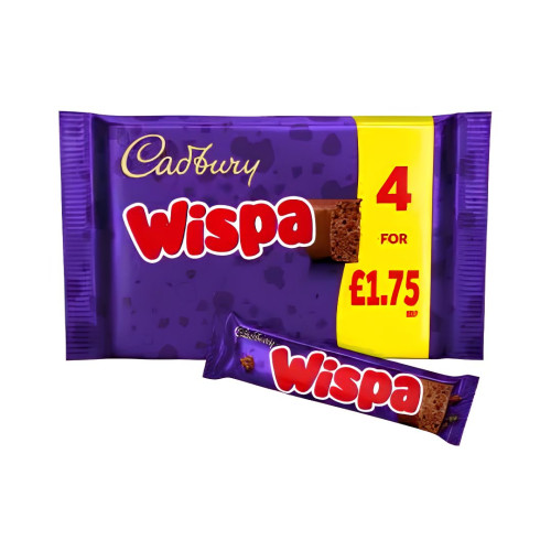 Cadbury Wispa 11X4 Bar Pack &Acirc;&pound;1.75 PMP