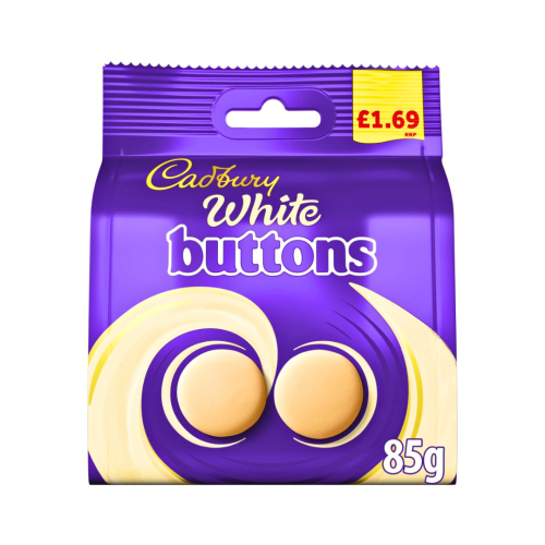 Cadbury White Buttons Bag &Acirc;&pound;1.69 PMP 10x85g
