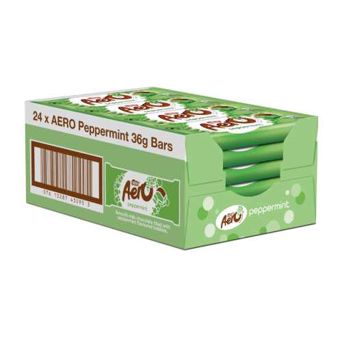 DISCONTINUED Aero Bubble Peppermint 24 x 36g