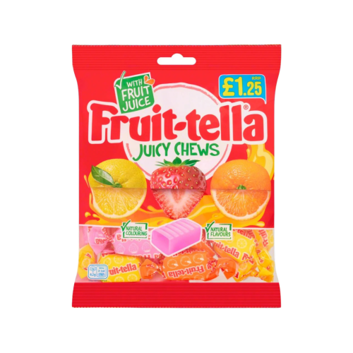 Fruittella Juicy Chews PMP &Acirc;&pound;1.25 12 X 135g