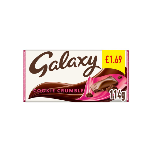 Galaxy Cookie Crumble 24x114g &Acirc;&pound;1.69 PMP