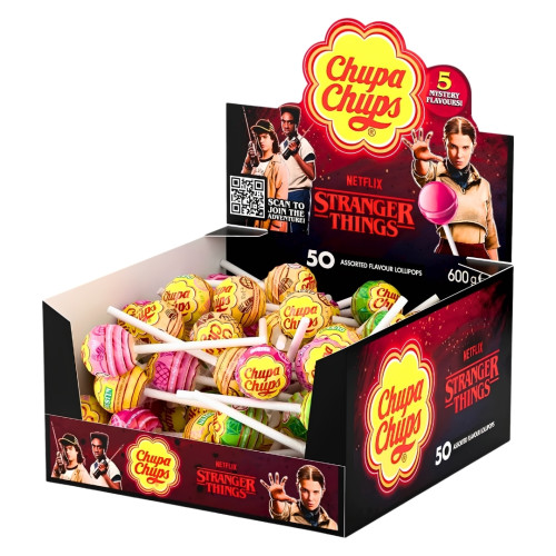 Chupa Chups Stranger Things Box 50x10g