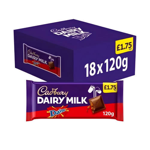 Cadbury Daim PMP &Acirc;&pound;1.75 18 X 120g