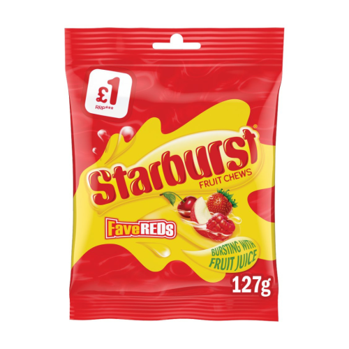 Starburst Fave Reds PMP &Acirc;&pound;1 12x127g 