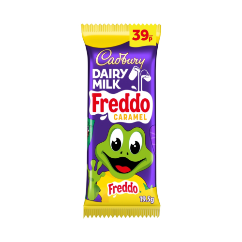 Cadbury Freddo Caramel Singles PMP 39p 60 x 19.5g