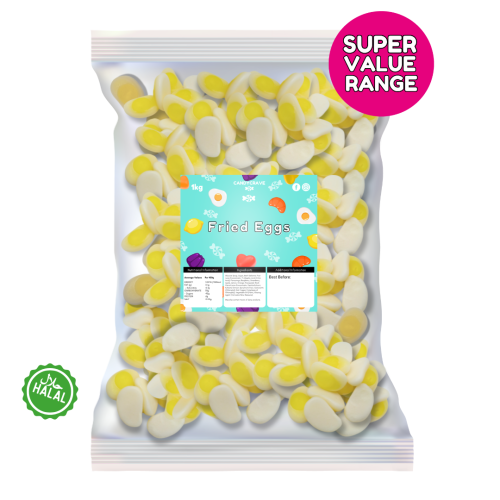1kg Candycrave Super Value Fried Egg