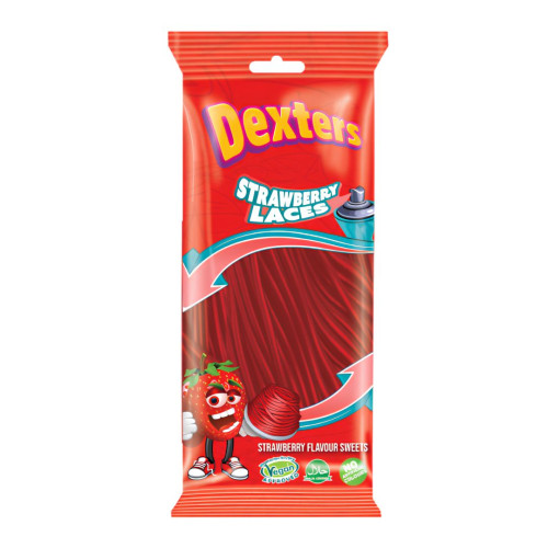 Dexters Strawberry Laces 12 x 160g