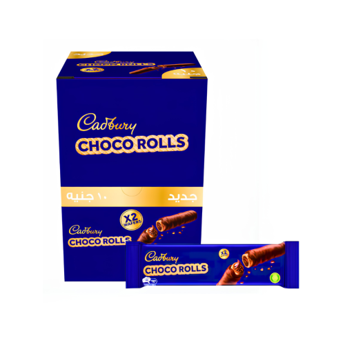 Cadbury Choco Wafer Rolls 12x22g