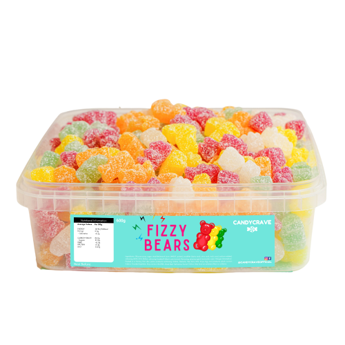 Fiizzy sweets shaped as bears 