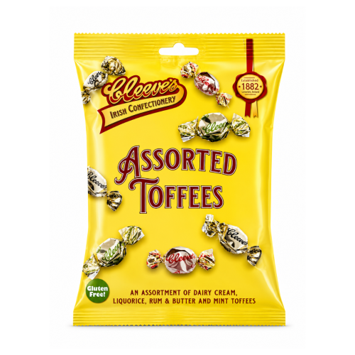 Cleeve's Assorted Toffees Prepack 12x120g