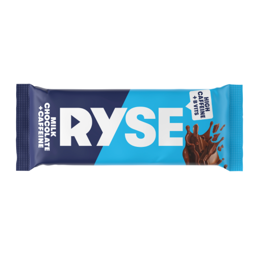 RYSE Milk Chocolate Caffeine Bars 24x26g