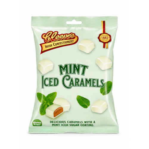 Cleeve's Mint Iced Caramels Prepack 12x120g