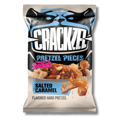 Crackzels Pretzel Pieces Salted Caramel 24x85g