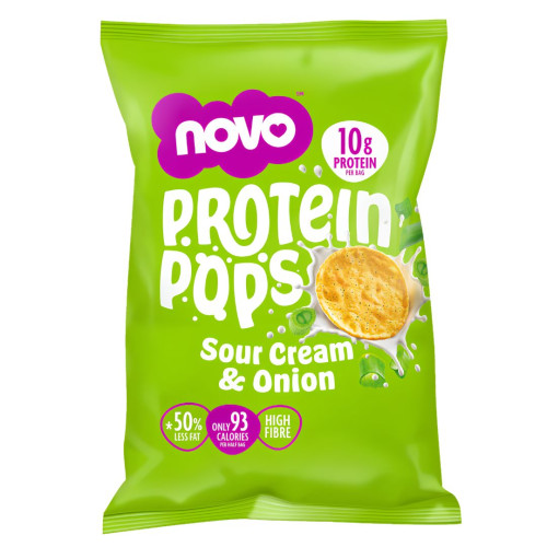 Novo Sour Cream & Onion Protein Pops 6x45g