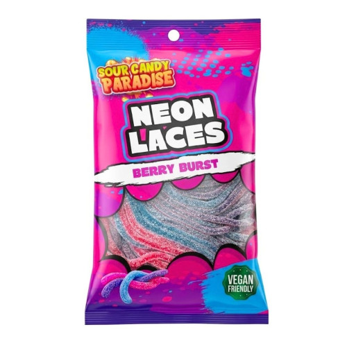 Candy Paradise Neon Mixed Berry Burst Laces 12x130g