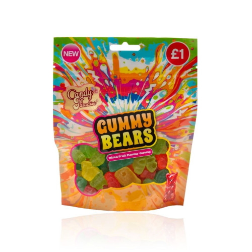 Candy Paradise Gummy Bears Pouch 10x130g PMP &Acirc;&pound;1