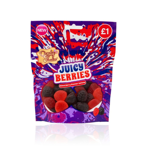 Candy Paradise Juicy Berries Pouch 10x130g PMP &Acirc;&pound;1