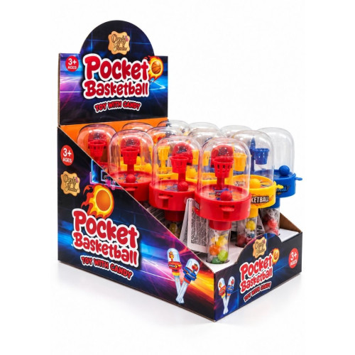 Candy Paradise Pocket Basketball Toy With Candy 12x10g