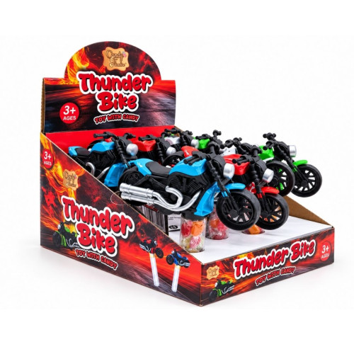 Candy Paradise Thunder Bike Toy With Candy 8x10g