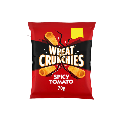 Wheat Crunchies Spicy Tomato Flavour Crisps &Acirc;&pound;1.35 PMP 16x70g
