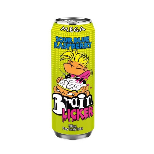 Mega Brain Licker Sour Blue Raspberry 12x500ml