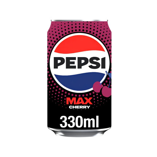Pepsi Max Cherry Drink Cans 24x330ml