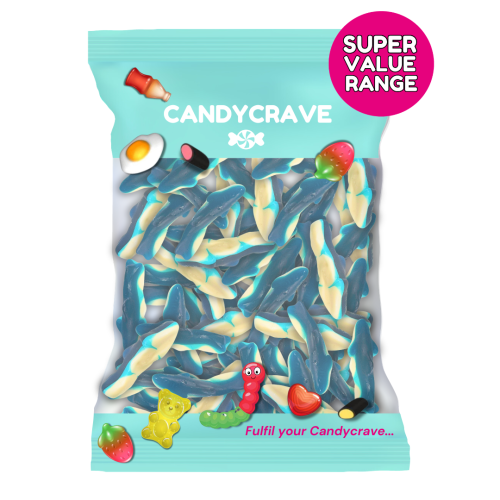Candycrave Super Value Blue Sharks 1kg