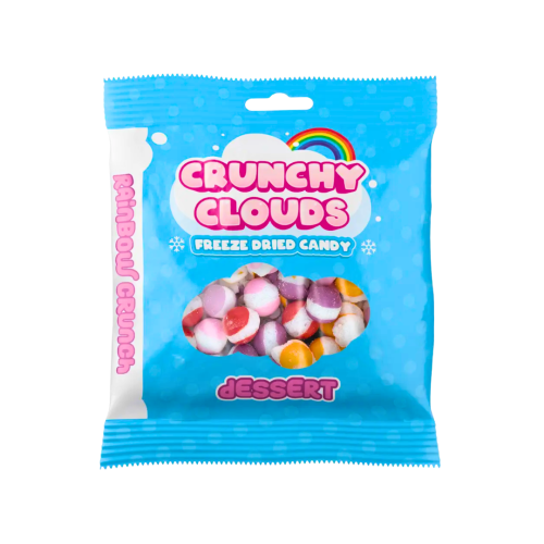 Crunchy Clouds Rainbow Crunch Desserts 50g