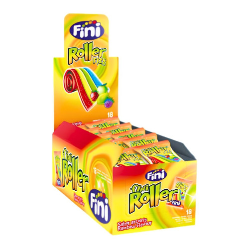 Fini Fizzy Fantasia Rainbow Rollers 18x20g